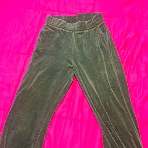 Women’s olive green track pants